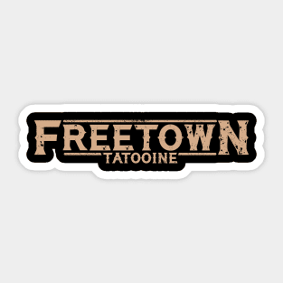 Freetown,  Tattooine Sticker